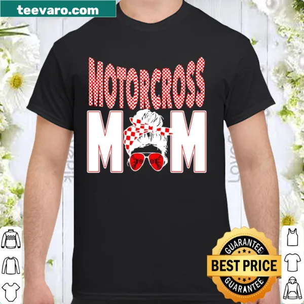 Motocross Mom shirt featuring bold typography