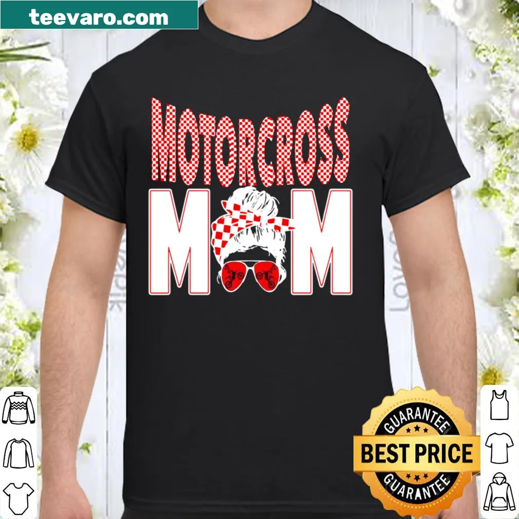 Motocross Mom shirt featuring bold typography