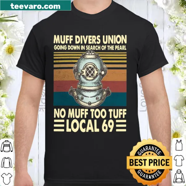 Humorous fishing shirt with playful typography about searching for pearls