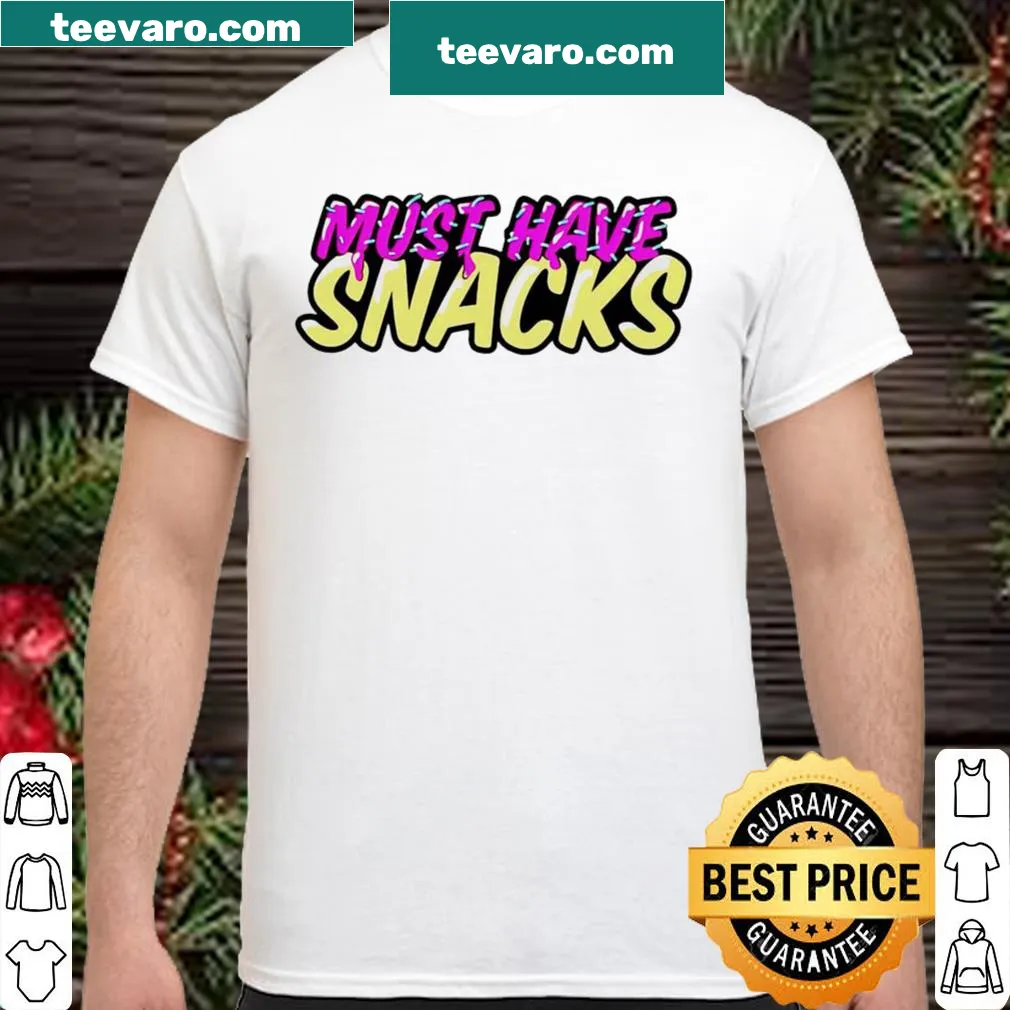 Funny t-shirt featuring a humorous snack-themed slogan