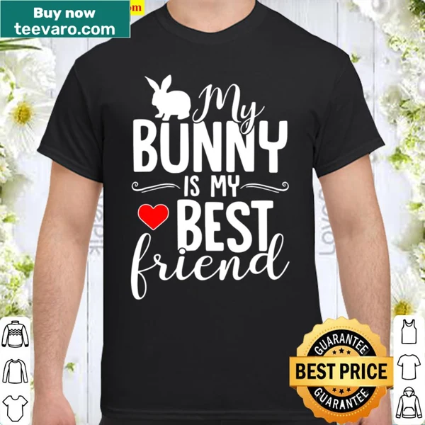 Cute shirt with a bunny graphic for rabbit lovers