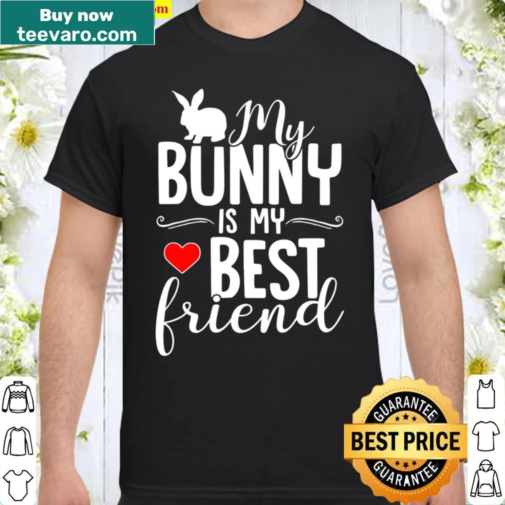 Cute shirt with a bunny graphic for rabbit lovers