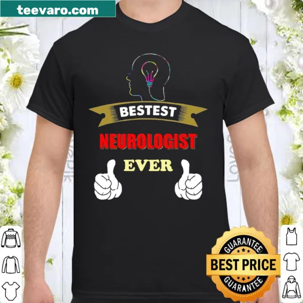 Funny neurology-themed shirt with the text 'Bestest Brain Doctor'.