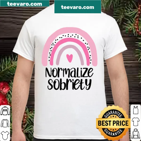 Inspirational shirt promoting sobriety and recovery
