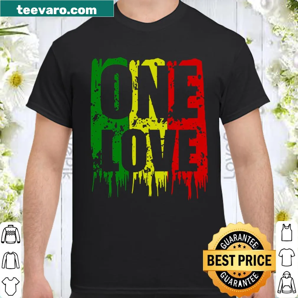 Jamaica reggae themed shirt celebrating Caribbean music