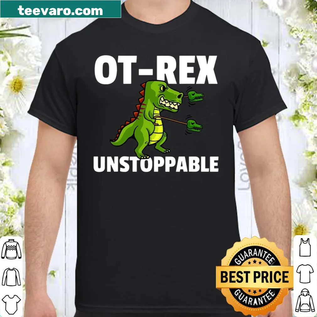 Humorous T-Rex design symbolizing occupational therapy.