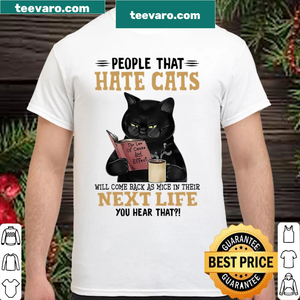 Playful shirt with a humorous cat-themed phrase