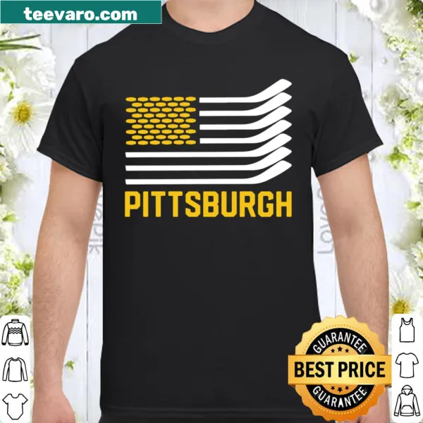 Pittsburgh Hockey shirt with bold typography design