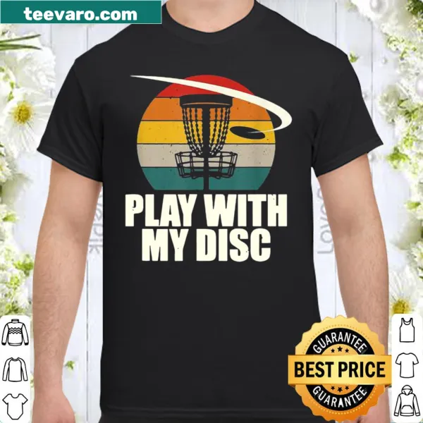 Disc golf-themed graphic shirt
