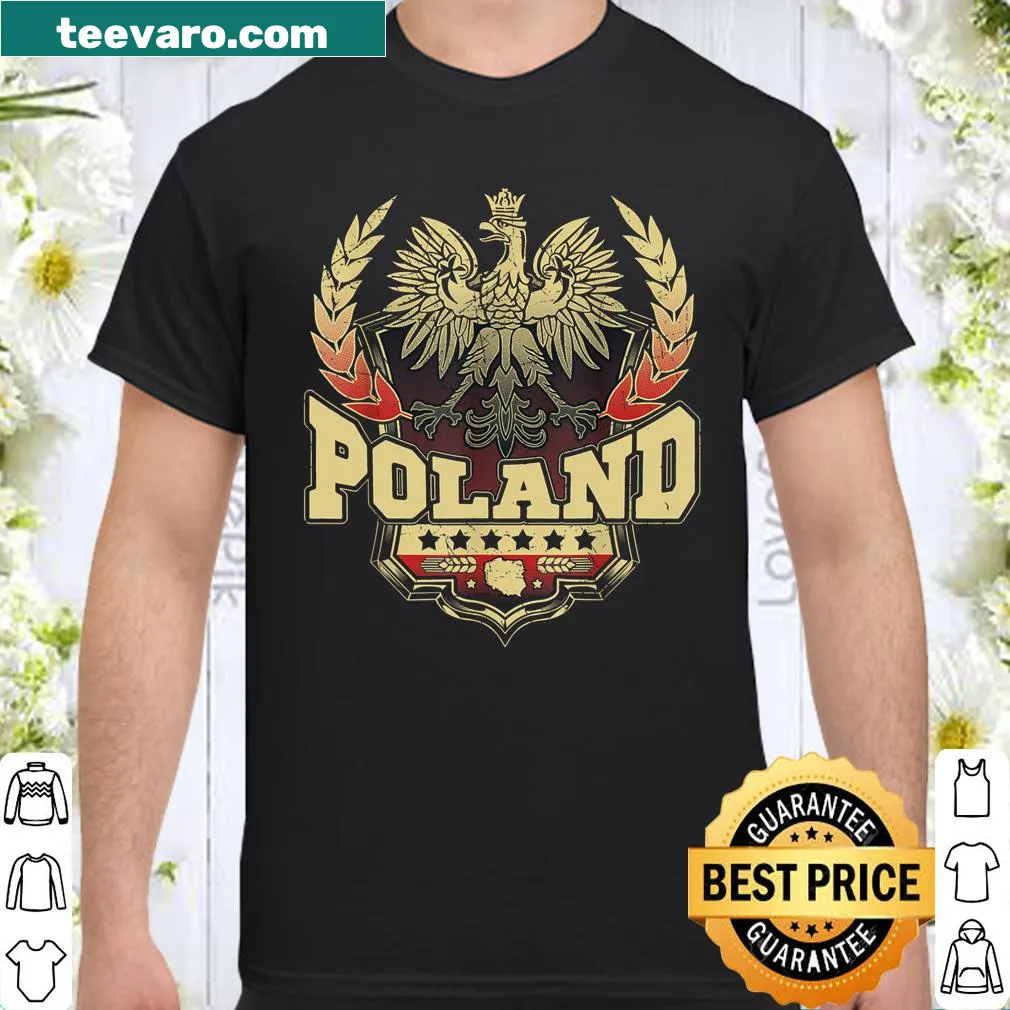 Polish pride shirt with eagle design celebrating Dyngus Day