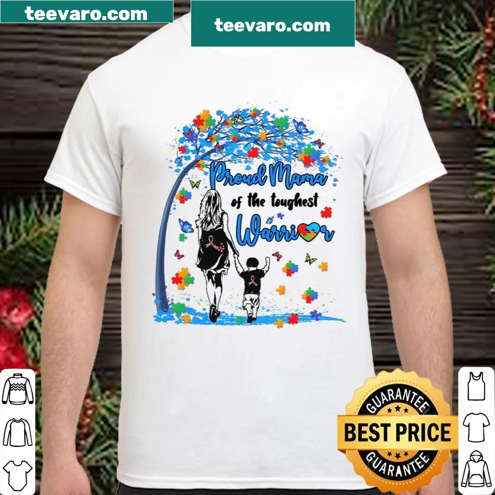 Text graphic stating 'Proud Mama Of The Toughest Warrior'