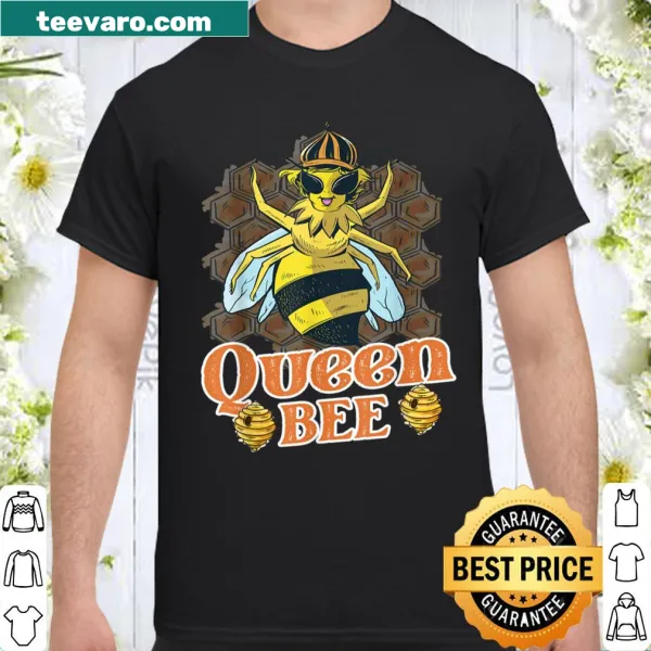 Queen Bee shirt with beekeeping theme