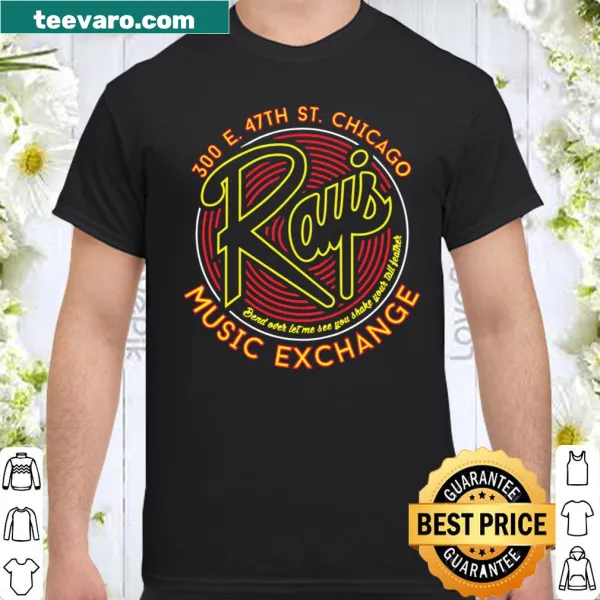 Playful Ray's Music shirt celebrating the joy of music with a fun design.