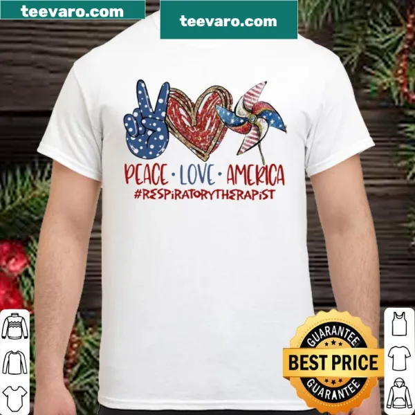 Funny patriotic shirt for respiratory therapists on Independence Day