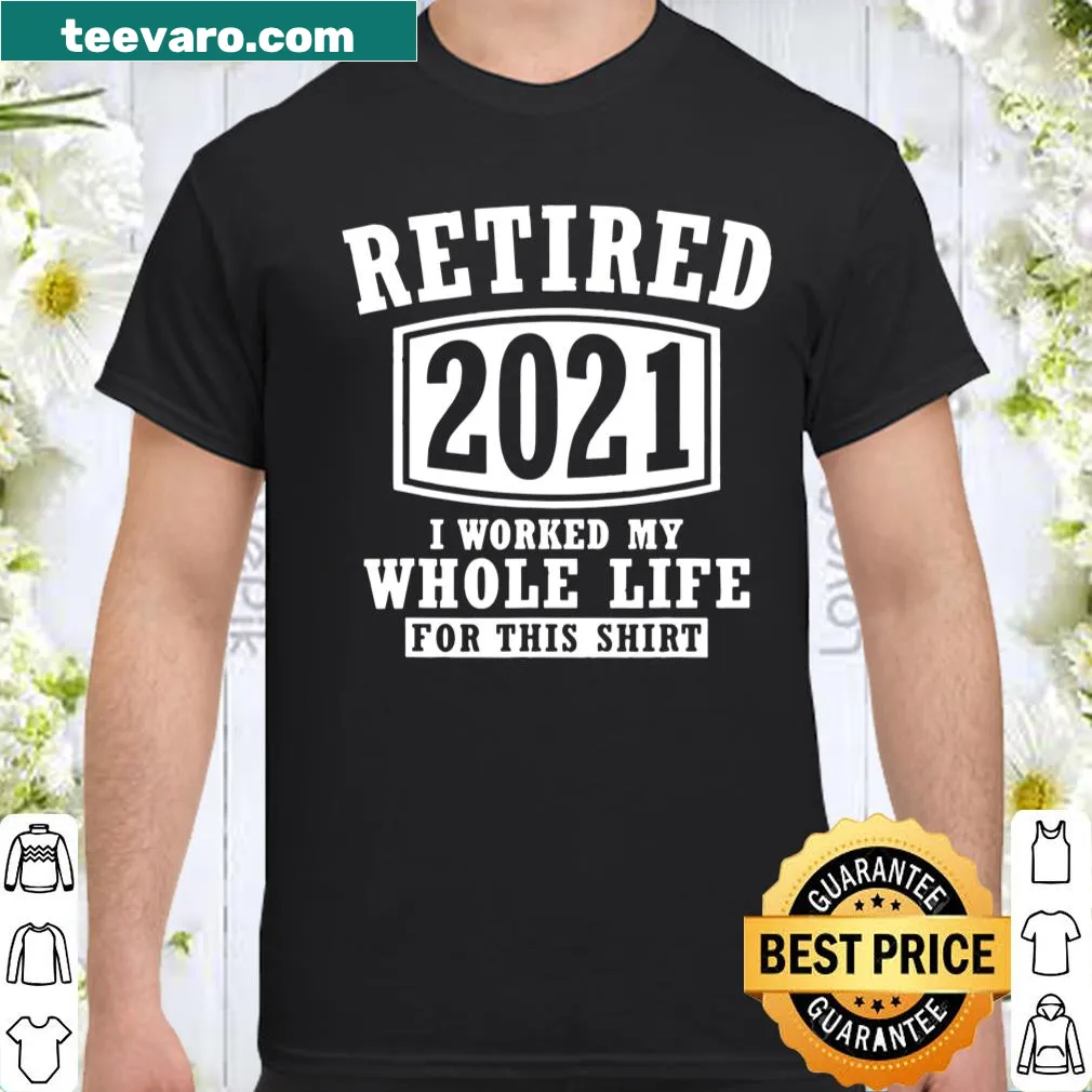 Vintage humorous retirement t-shirt with funny slogan
