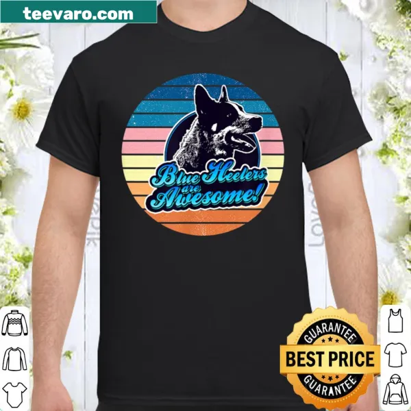 Retro shirt featuring the Australian Cattle Dog design