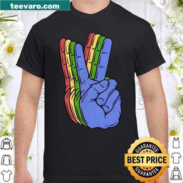 Retro Peace shirt featuring a vintage peace symbol