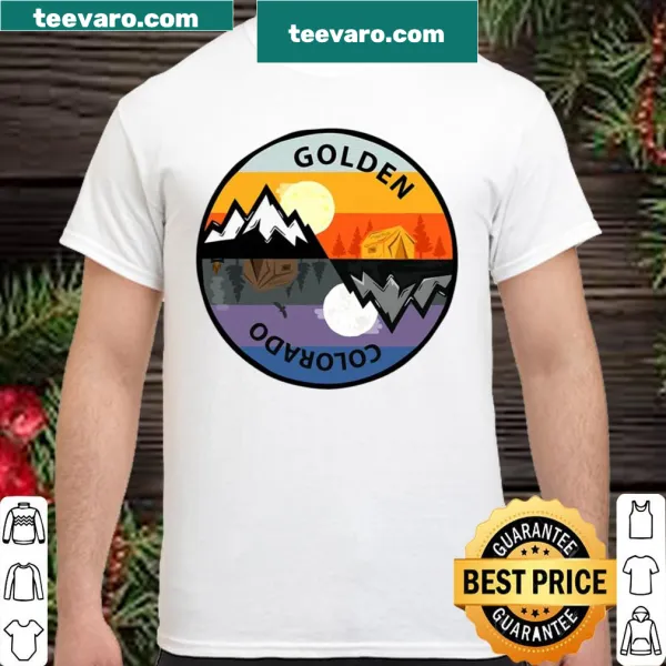 Vintage souvenir shirt featuring Golden Colorado design