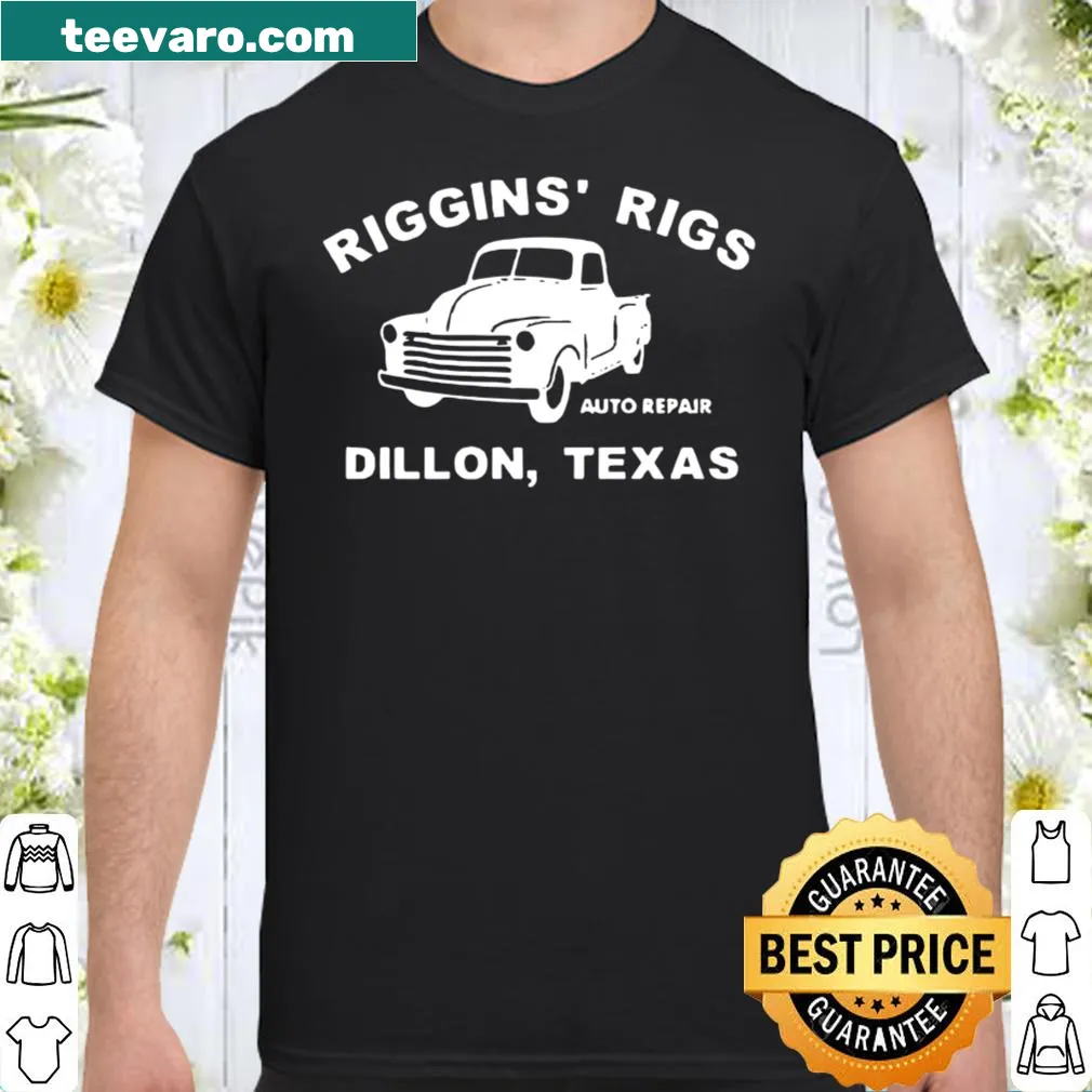 Graphic tee featuring 'Riggins' Rigs' text for Friday Night Lights fans