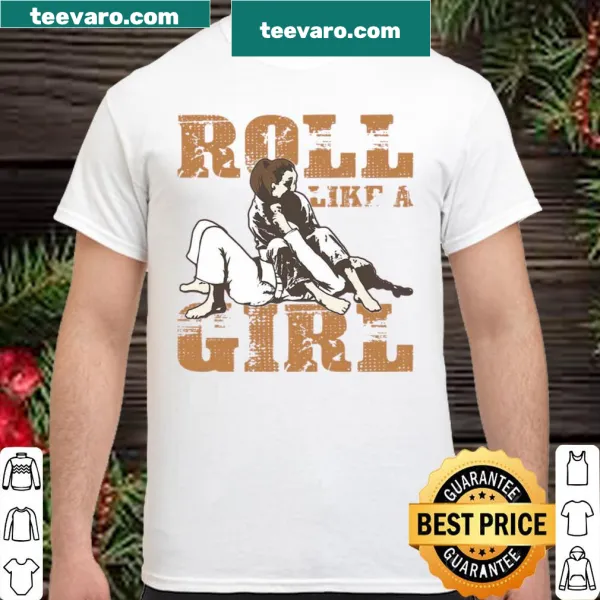 Empowering shirt for women with Roll Like A Girl slogan.