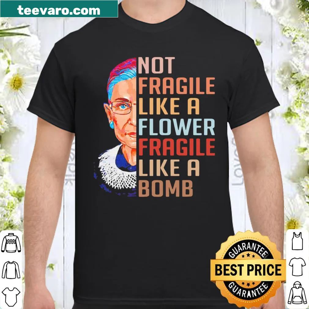 Ruth Bader Ginsburg shirt with bold empowering quote