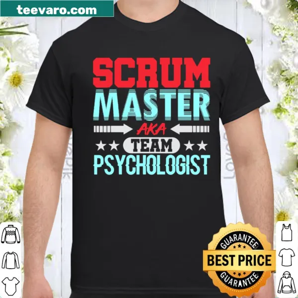 Humorous graphic combining Scrum Master and psychologist themes