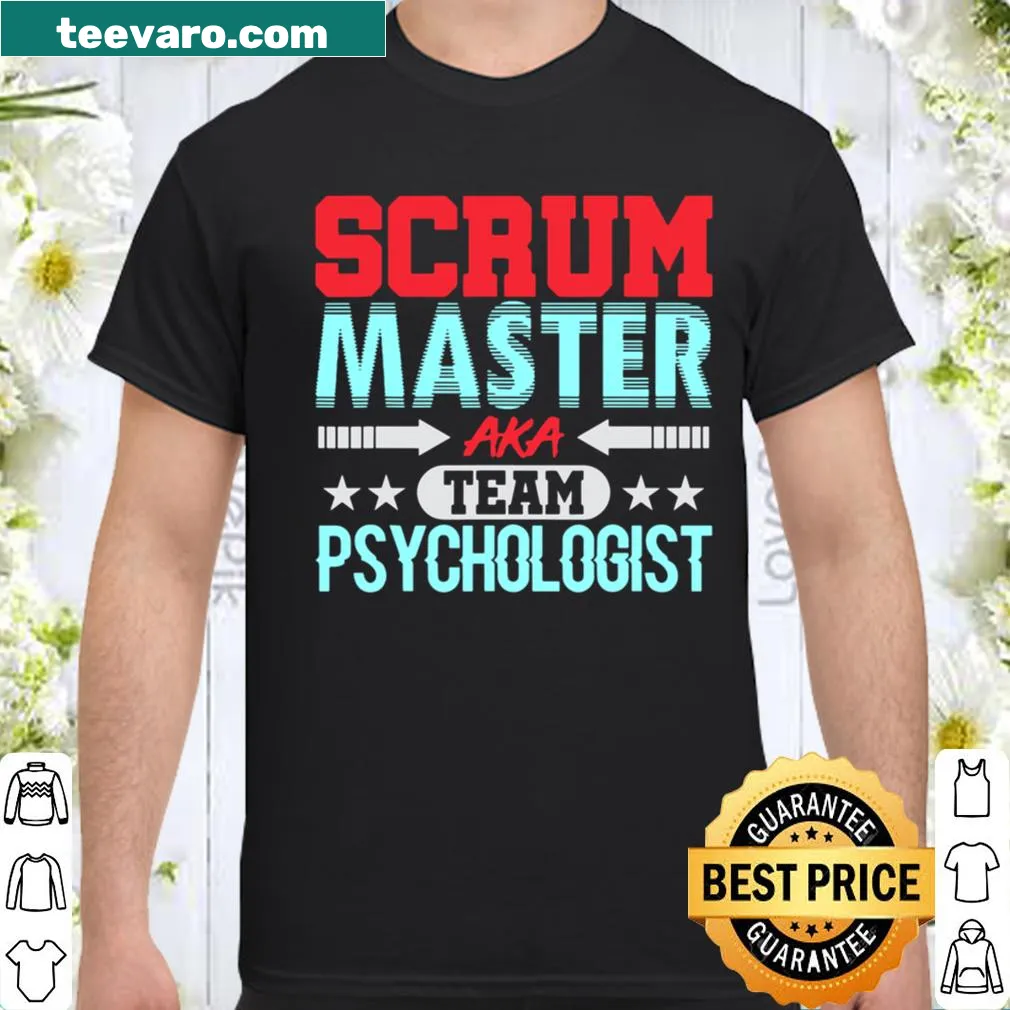 Humorous graphic combining Scrum Master and psychologist themes