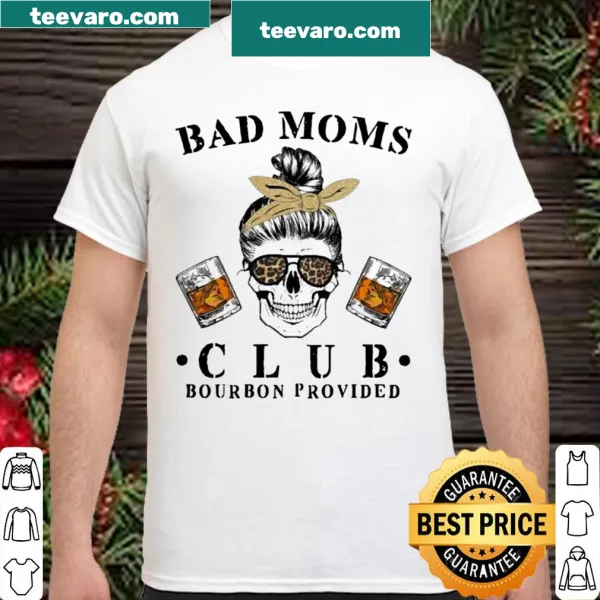 Bad Mom Club graphic with a quirky skull design