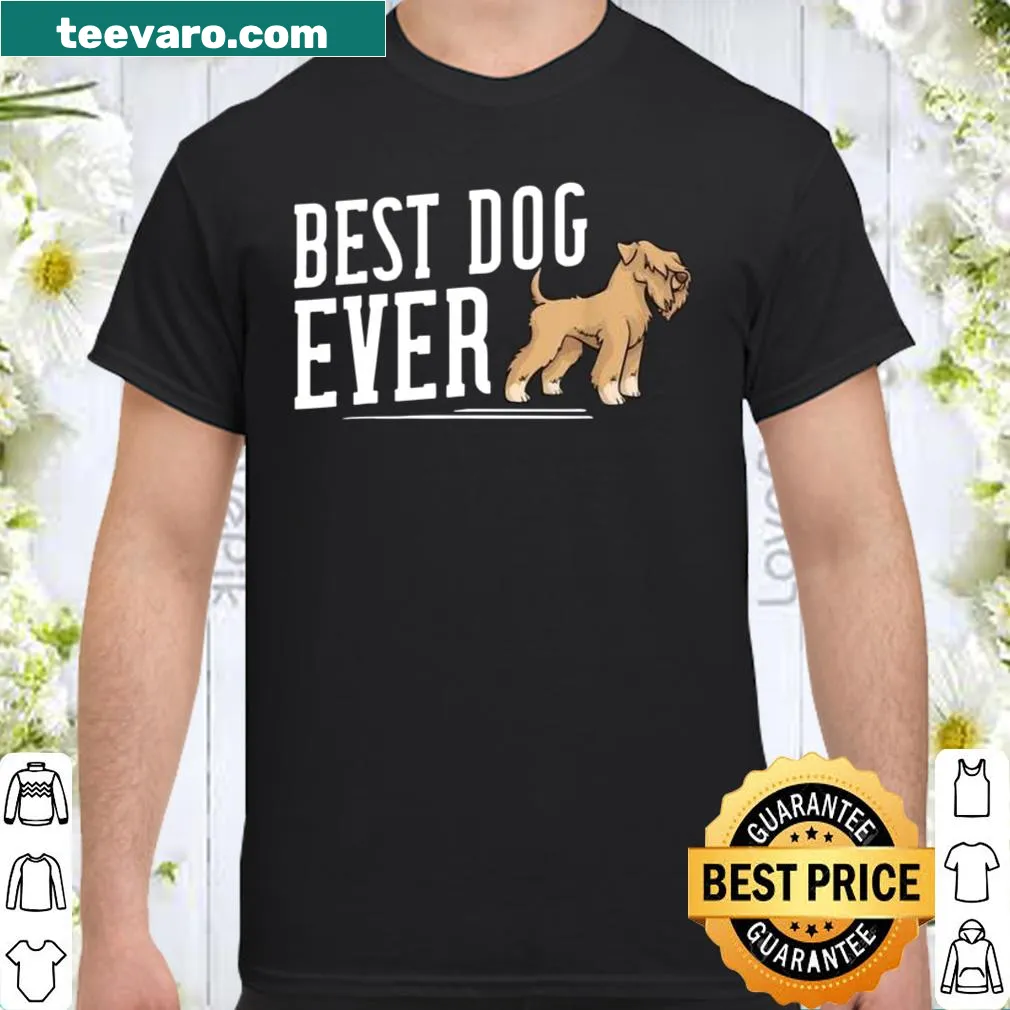 Illustration of Soft Coated Wheaten Terrier puppies on a shirt.