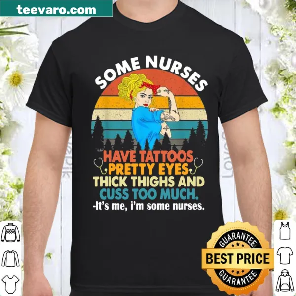 Funny nurse-themed shirt with humorous text about nurses