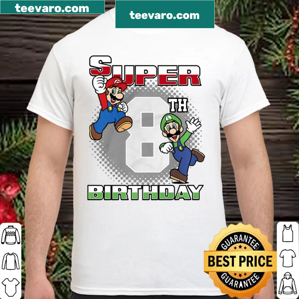 Cartoon design of Mario and Luigi for a birthday celebration