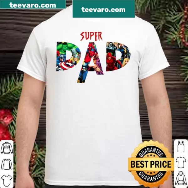Superhero Dad shirt celebrating fathers in a fun way