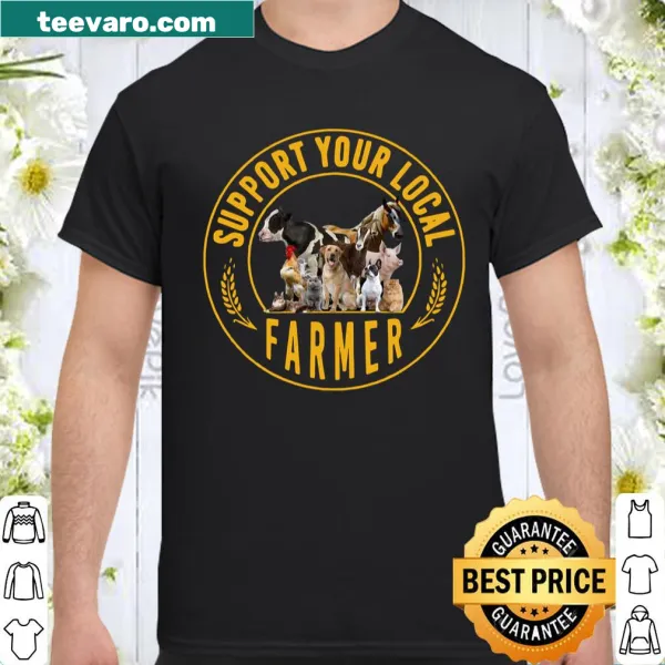 Graphic text promoting local farmers