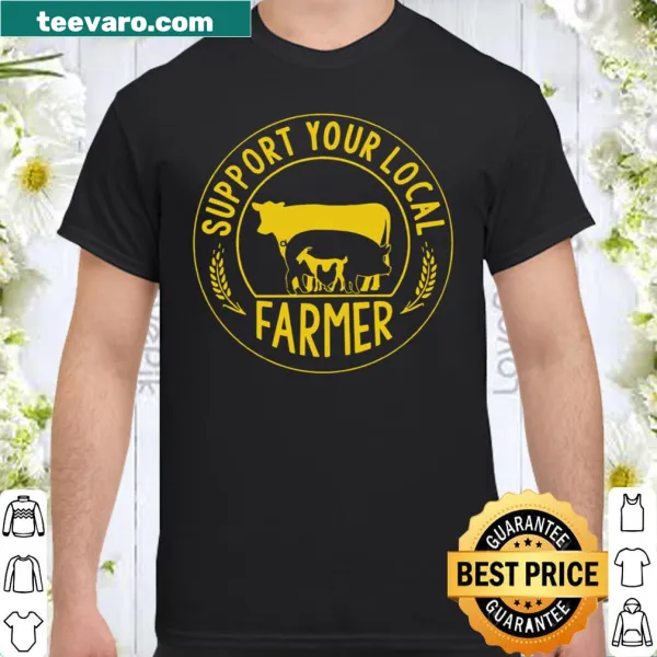 Proud statement shirt supporting local farmers