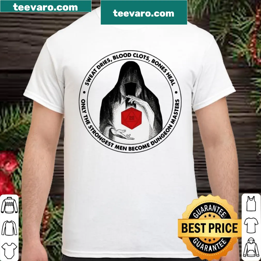 Edgy shirt for gamers with a humorous saying about dungeon masters