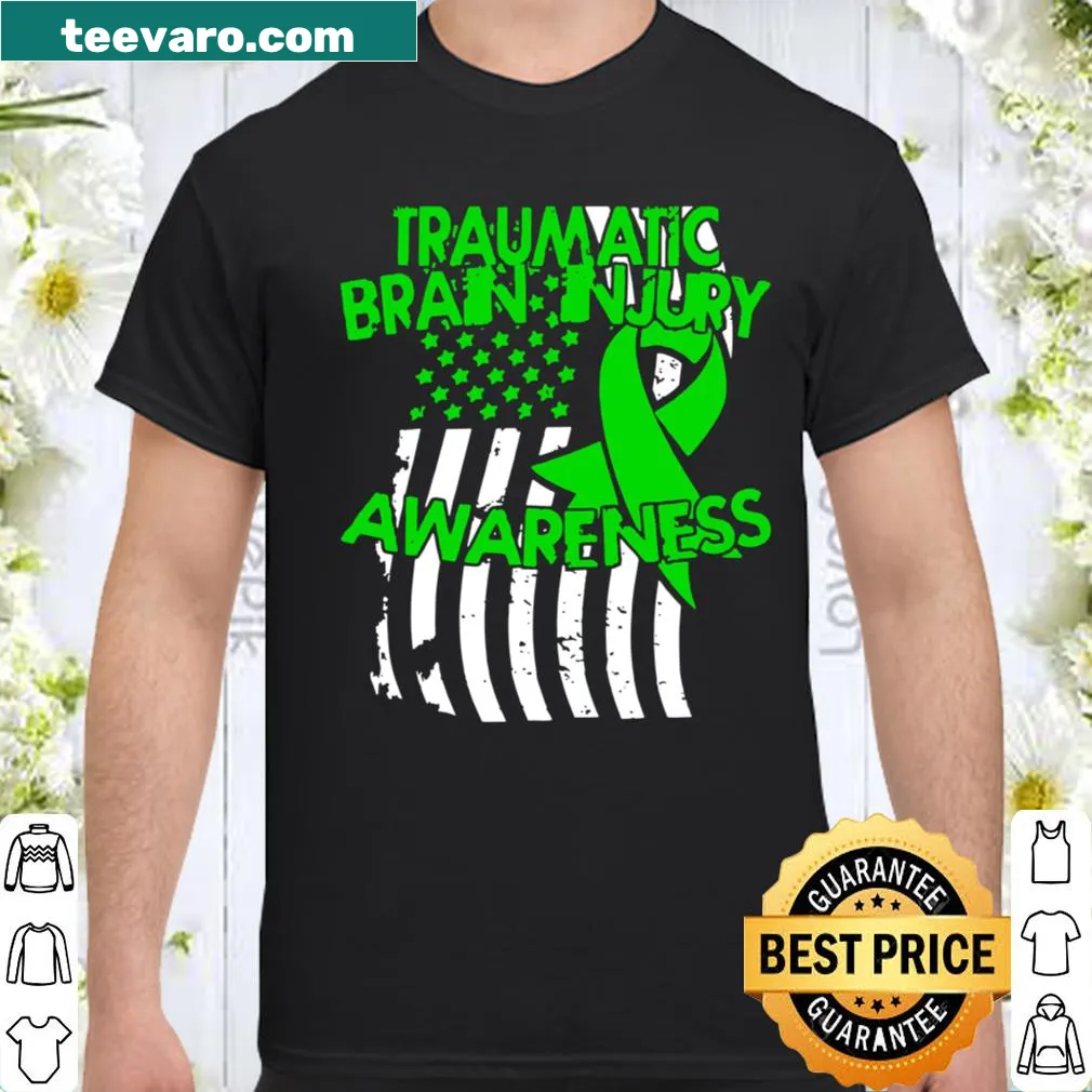 Awareness shirt for traumatic brain injury with clear message
