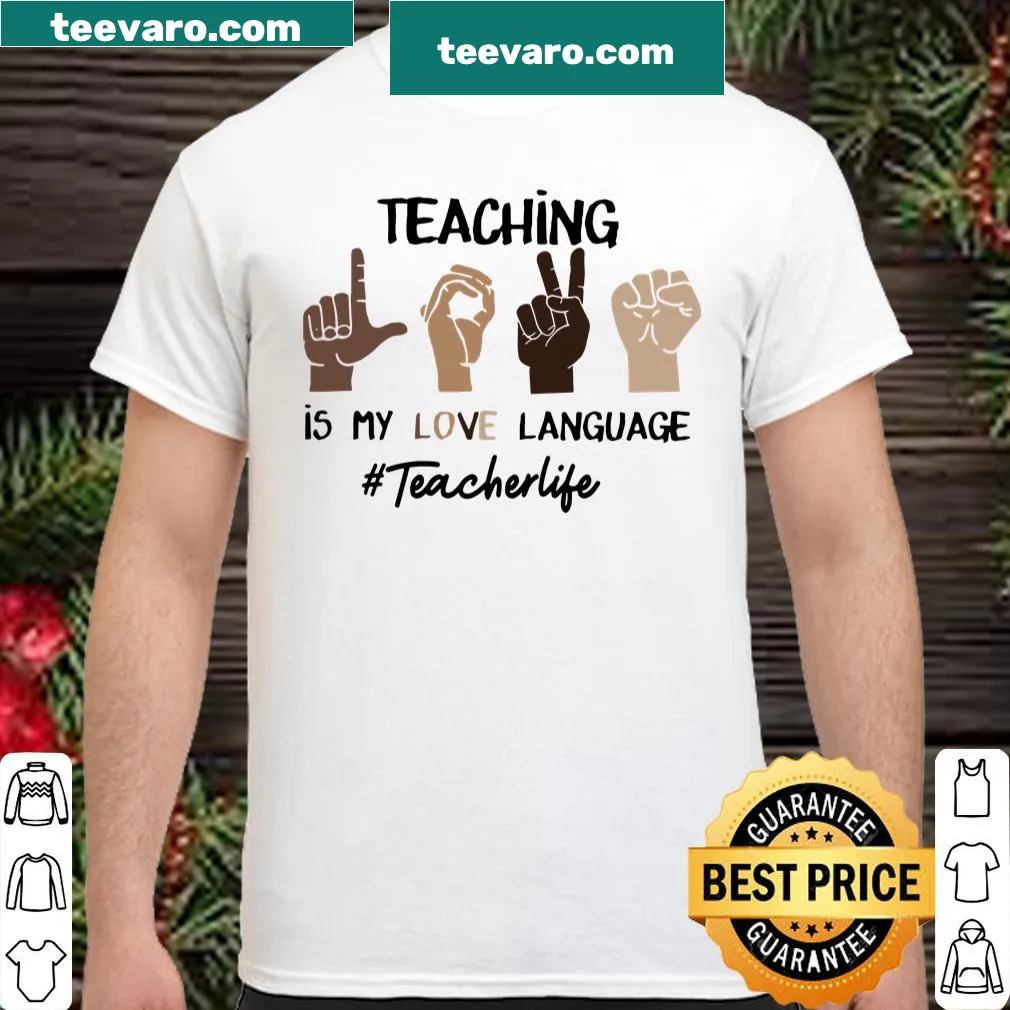 Heartfelt shirt for teachers with a meaningful phrase about teaching