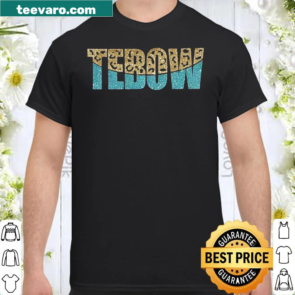 Jacksonville Jaguars shirt featuring 'Tebow' in bold text
