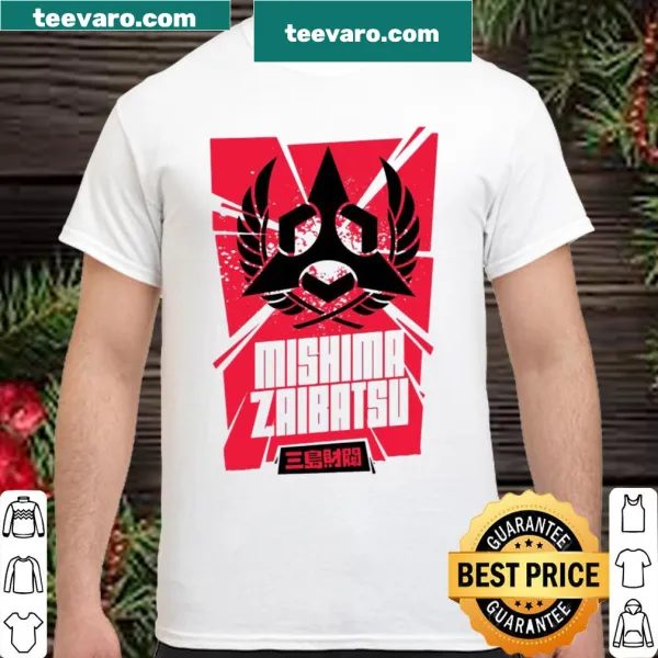 Shirt featuring Tekken Mishima Zaibatsu design