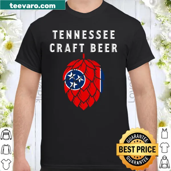 Tennessee State Flag shirt with craft beer design