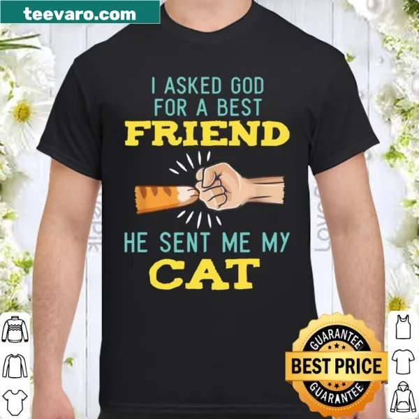 Fist bump daddy shirt with cat-themed message