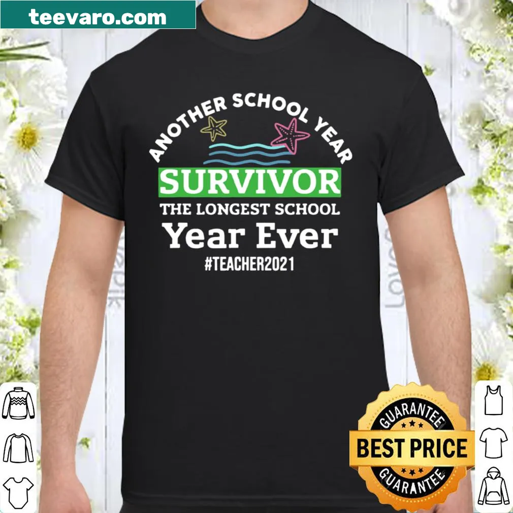 Inspirational teacher shirt with 'The Longest School Year Ever' text