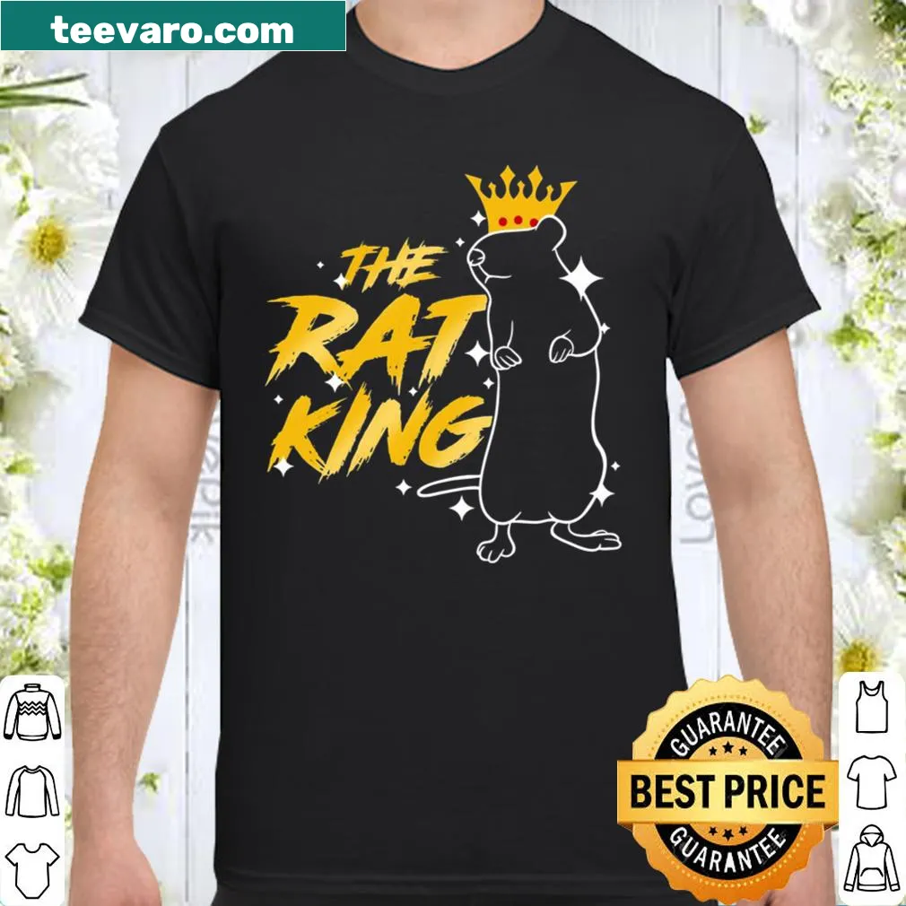 Eerie illustration of the Rat King character on a shirt