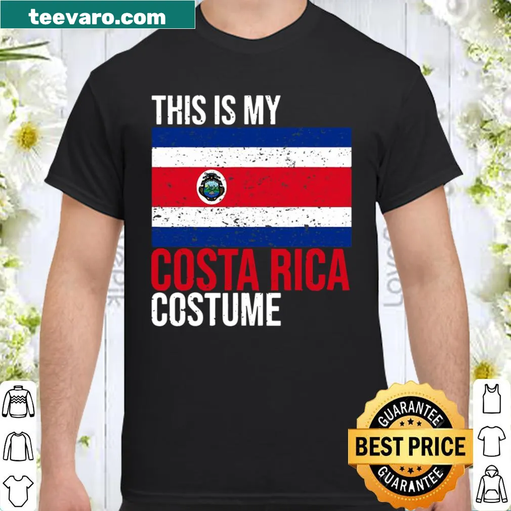 Halloween shirt with Costa Rica flag design