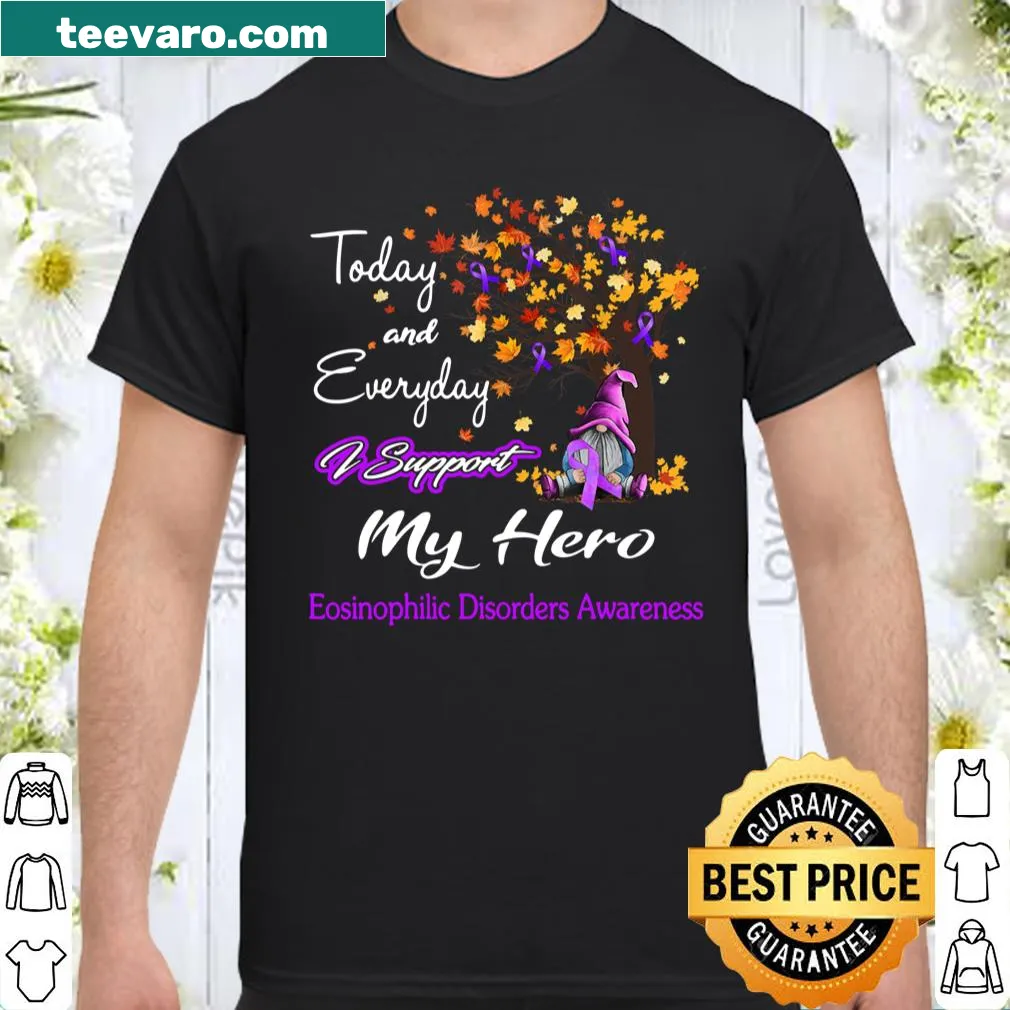 Support eosinophilic disorders t-shirt with meaningful typography