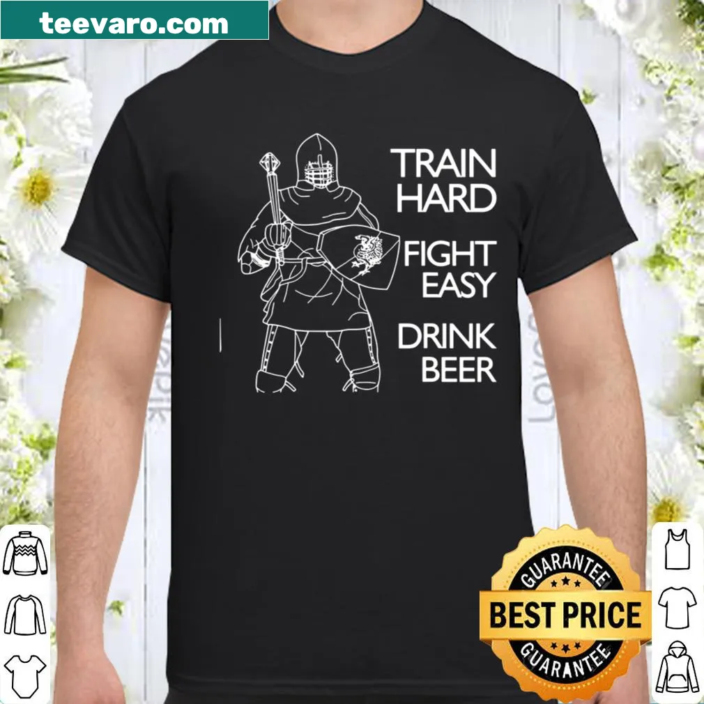 Shirt featuring trains and fighting theme