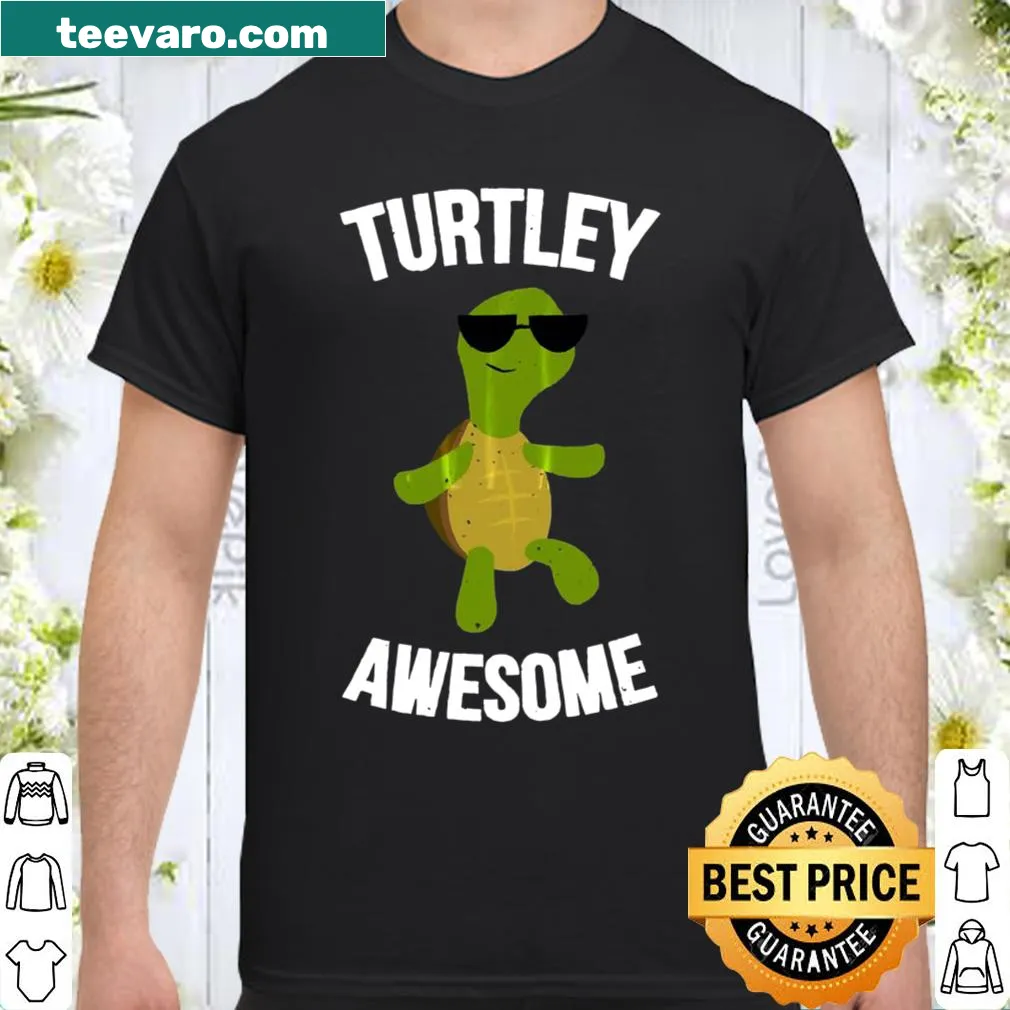 Funny turtle graphic shirt with humorous text design