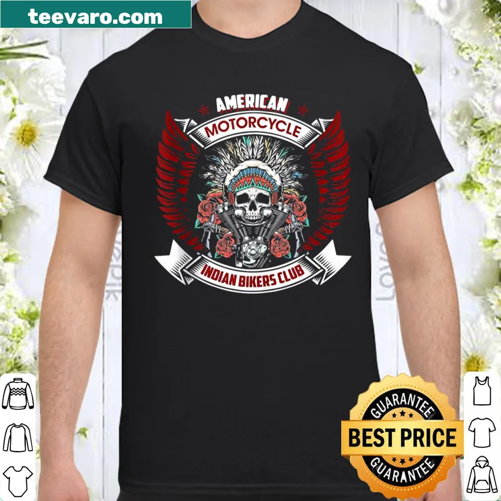 Vintage T-shirt celebrating American motorcycles for bikers