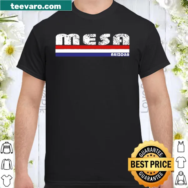Vintage graphic of Mesa, Arizona on a classic shirt