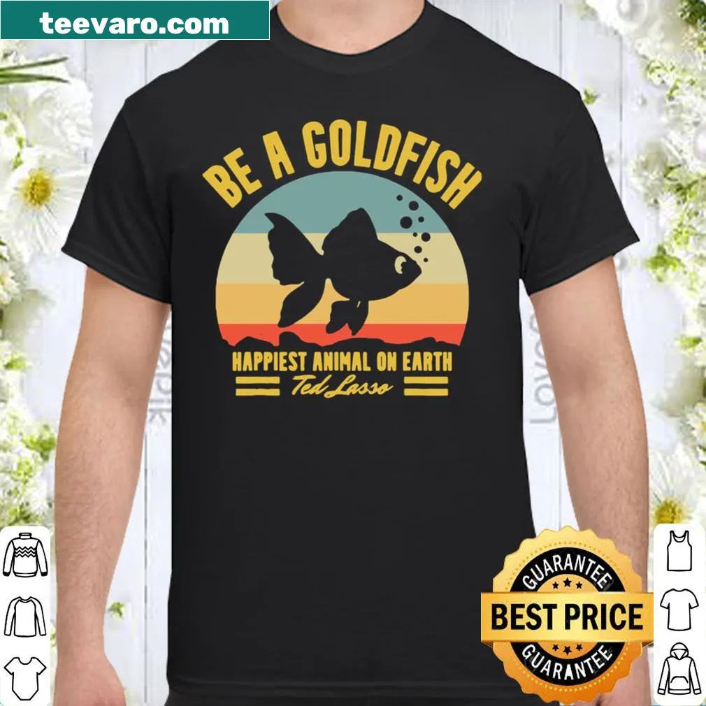 Vintage goldfish shirt with the phrase 'Be a Goldfish'